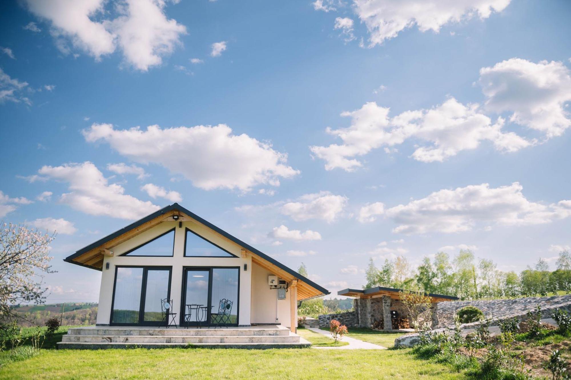 Casa Moderna In Sinteu - Intersectia Intre Modern Si Linistea Naturii Huta Voivozi Ngoại thất bức ảnh